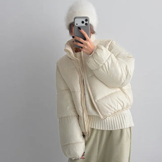 Marshmallow Crop Padded Jacket