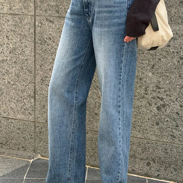 27 Classic Full Long Straight Denim Pants