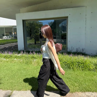 Wrap Wide Pants