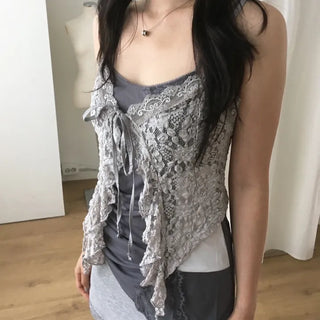 Kina Frill Vest