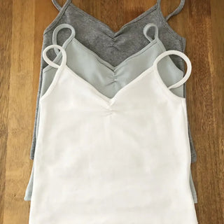 Simple Shirred Sleeveless