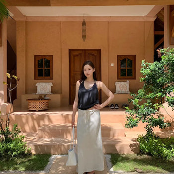 Common Waffle Long Skirt