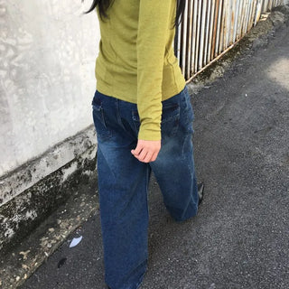 Loose Regular Denim Pants