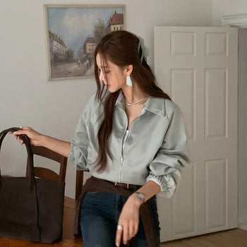 Listen Suede Blouson Jumper