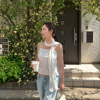 /Muffler SET Lounge Wrinkle Blouse