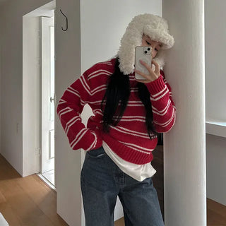 Moi striped knit