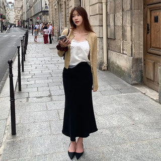 Melo Mermaid Satin Skirt