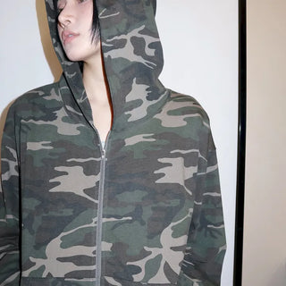 Single Camo Zip Hoodie