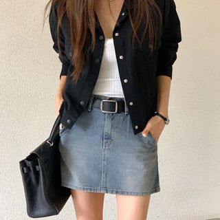 Kint Denim Miniskirt