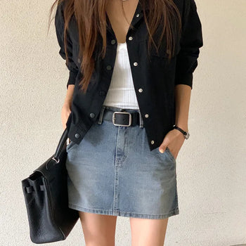 Kint Denim Miniskirt