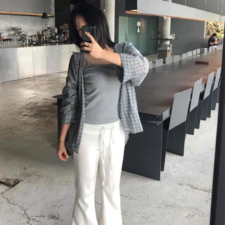 Hazzi Elastic Bootcut Long Pants