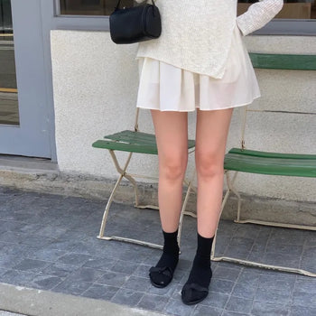 Lucid Summer Flare Elastic Waist Mini Skirt