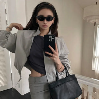Salted Crop Bomber Jumper