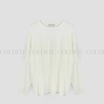 long-sleeve layered T-shirt