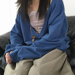 Flee Deep V Sweatshirt