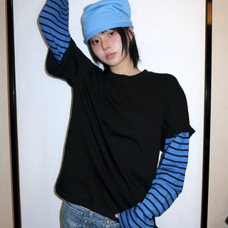 Stripe Layered Long Sleeve