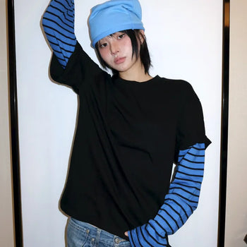 Stripe Layered Long Sleeve