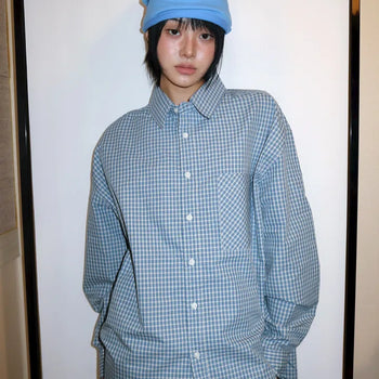 Oversized Vintage Check Shirt