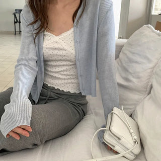 Seti Ribbed Cardigan