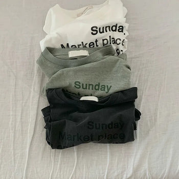 Market Pigment Lettering Tee -