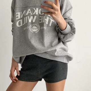 Spokane Wide Fit Lettering Sweatshirt