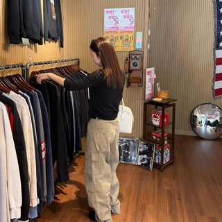 Dyed Cargo Pants  Cargo Wide Pants