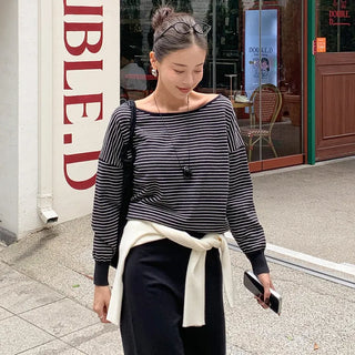 Party At Striped Knit & Pants Set