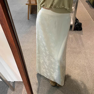 Pierre flower long skirt