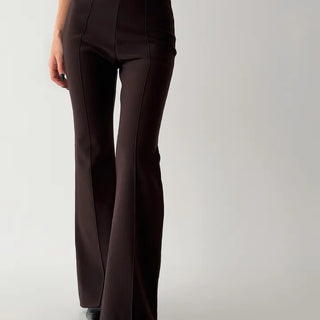 Serin Brushed Pintuck Bootcut Pants