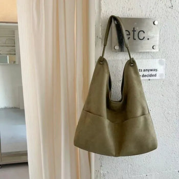 Suede Cozy Shoulder Bag