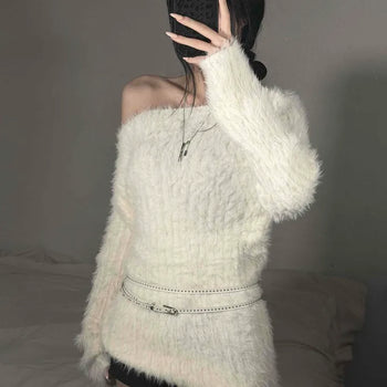 Irene One-Off Fur Mini Dress