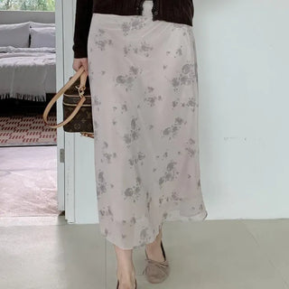 Brushed Chiffon Skirt