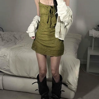 *Sticky Fit* Foren Embroidered Lace Mini Dress