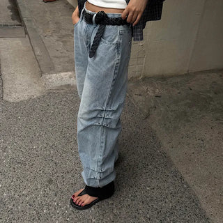 Lucy Studded Denim PT