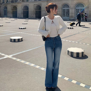 Moment bootcut denim