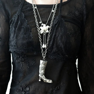 Boots Necklace
