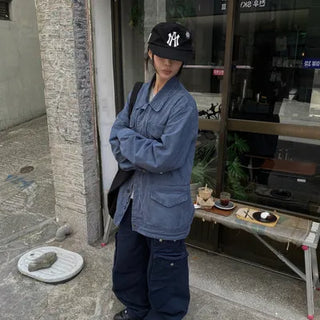 Piece Button Cargo Pants