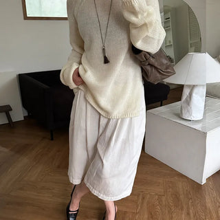 Ashmetric Loose Fit Wool Knit