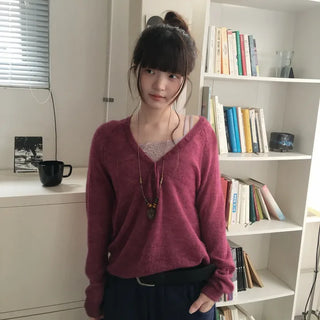 Kareno Button Mohair Knit