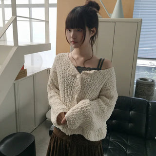 Tsuyu fluffy cardigan