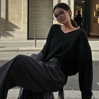 Ain Archive Loose Fit V-Neck Knit