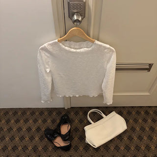 Romantic Flower See-through T-shirt