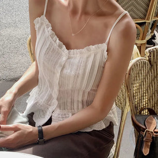 Antique embroidered lace bustier