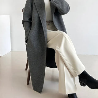 Mare belted long coat