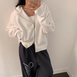 Waffle Warmer Zip-up Hoodie