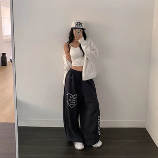 Kitsch print jogger pants