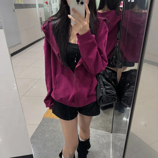 [Pretty colors../Soft and smooth~] Gumi Daily Zip-up Hoodie
