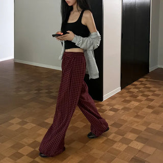 Market Gingham Check Balloon Pants
