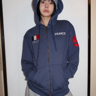 Paris Tokyo Zip Hoodie