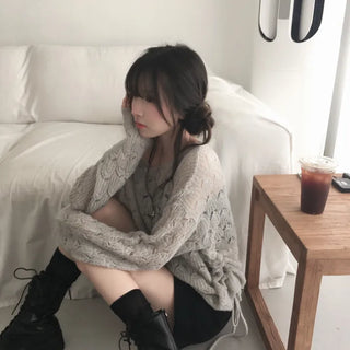 Pona Alpaca Wool Loose Fit Knit